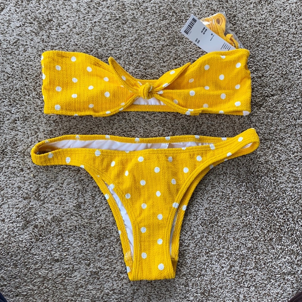 Urban outfitters yellow bikini size medium